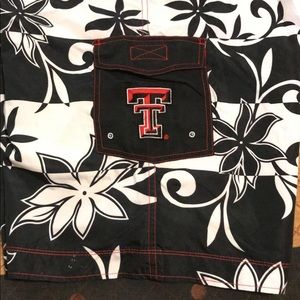 Texas tech swim trunks